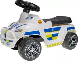 Plasto Off-Road paspiriamas policijos automobilis