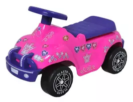 Plasto Off-Road paspiriamas princesės automobilis, rožinis