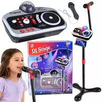 JOKOMISIADA DJ Stage vaikiška DJ konsolė su mikrofonu ir Bluetooth