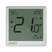 ENGO EONE-16W – išmanus laidinis Wi-Fi termostatas, 16 A, 230 V, baltas