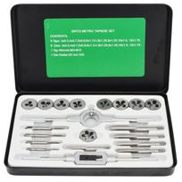Sriegiklių/sriegpjovių rinkinys metrinis 20vnt. M3-M12 RF-M020-1