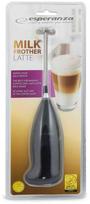 Esperanza EKF001K Mini Milk Frother, Latte Black