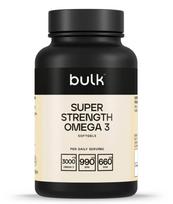 Super Strength Omega 3 – Koncentruoti žuvų taukai 3000mg | BULK | 90 kaps.