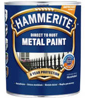 Metalo dažai HAMMERITE SMOOTH FINISH, blizgūs, antracito sp., 750 ml