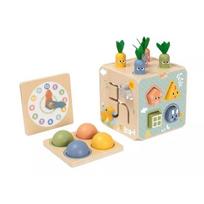 Tooky Toy: Medinė lavinamoji dėžutė – ferma