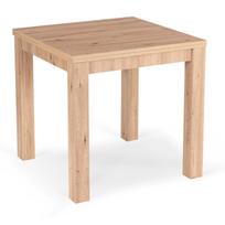 Kvadratinis išskleidžiamas stalas 80–160 cm, Artisan ąžuolo spalvos
