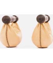 SwingBells riešutmedžio hanteliai, natūralios spalvos, rinkinys - 4 kg
