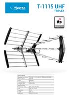 Antena eSTAR S2IJIAN T1115