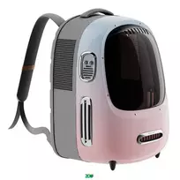 Petkit Breezy Dome 2 Pink kuprinė šunims ir katėms transportuoti; 33x30x45cm