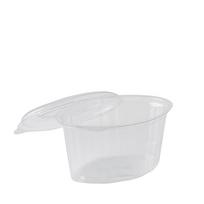 Padažo indelis, PET, su atlenkiamu dangteliu, 100ml, 100 vnt