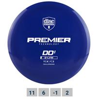 Diskgolfo diskas Distance Driver Q-LINE PREMIER DD1 Blue