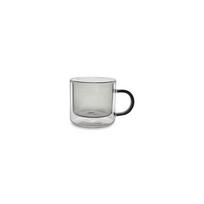 Puodelis Liv Grey, borosilikatinis stiklas, 270 ml, D 8,5 cm, H 7,8 cm, 2 vnt.
