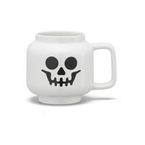 Baltos spalvos iš keramikos vaikiškas puodelis latte kavai 255 ml Skeleton – LEGO®