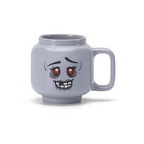 Pilkos spalvos iš keramikos vaikiškas puodelis latte kavai 255 ml Zombie – LEGO®