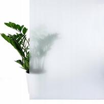 Dekoratyvinė langų plėvelė DecoMeister FROSTED 45x100 cm – baltos spalvos