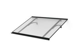 Stogelis Meles Antracitas RAL 7016 Skaidrus akytasis polikarbonatas 120 cm