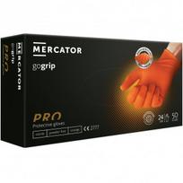 Vienkartinės nitrilinės pirštinės GoGrip orange XL, 50 vnt., XL