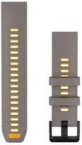 Garmin kellarihm QuickFit 22mm fenix 9 Pro, silver gray/yellow flare