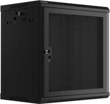 Lanberg | Rack cabinet 19" wall-mount 12U/600x450 with perforated door (flat pack) | WF01-6412-23B | Black WF01-6412-23B | 5901969439946