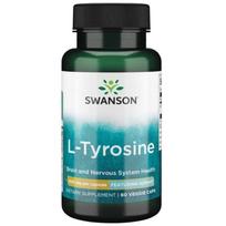 SWANSON AjiPure L-Tyrosine 500 mg (60 kapsulių).