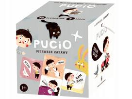 Edukacinis kortelių žaidimas „Pucio. Pirmieji žaidimai“, 12 mėn.+, 1–4 žaidėjams