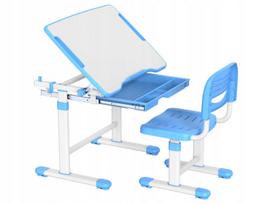 Vaikiškas rašomasis stalas su kėde Mozos DC-SET, 66 × 76 cm