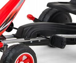 Milly Mally Viper pedalinis kartingas vaikams nuo 3 metų, raudonas, iki 30 kg