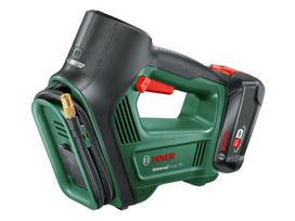Akumuliatorinis kompresorius Bosch UniversalPump 18V, iki 10 bar, su LED apšvietimu