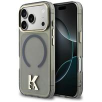 Karl Lagerfeld IML K galvos logotipas MagSafe Dėklas, skirtas iPhone 17 Pro - juodas