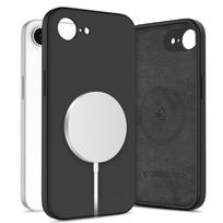 Dėklas Tech-Protect Silicone MagSafe iPhone 16e / 17e, juodas