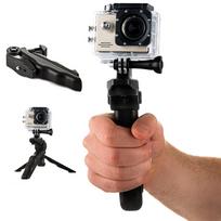 Laikiklis su mini trikojiu GoPro SJCAM veiklos kameroms juodas