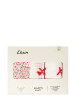Etam - Jolly - 3 Briefs - Kelnaitės - Kreminė spalva