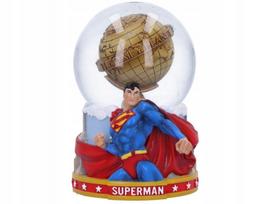 Supermeno sniego rutulys su Metropolio panorama ir „Daily Planet“ pastatu