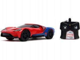 Nuotoliniu būdu valdomas automobilis Jada Toys Marvel Spider-Man Ford GT 2017, 1:16, nuo 6 metų