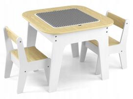 Vaikiškų baldų komplektas Milly Mally Olaf Blocks, baltas