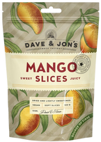 DAVE&JONS džiovintų mangų griežinėliai, 100 g