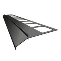Karnizo profilis K10, skirtas Grafit RAL 7024 dervos grindims