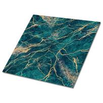 Lipni dekoratyvinė plytelė Decormat 30x30cm žalias malachitas, 30x30 cm