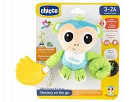 Chicco beždžionėlės pakabukas vežimėliui ir automobilinei kėdutei nuo 3 mėn.