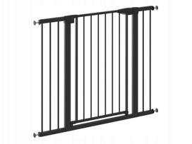 Automatiniai apsauginiai varteliai TULANO Guardian 5.0 Black durims ir laiptams, 75–117 cm
