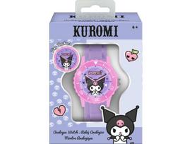 Vaikiškas analoginis laikrodis Kids Euroswan Kuromi KU00049, violetinis