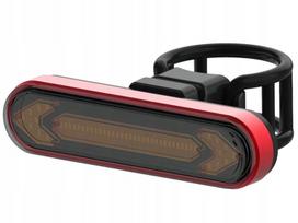 Dviračio galinis žibintas BECOOL BC-TL5521B su LED ir USB įkrovimu