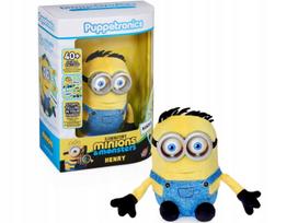 Interaktyvi pliušinė Minions lėlė ant rankos WOW! Stuff MIN-1050, 21 cm