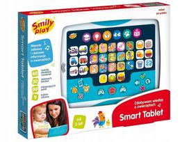 Smily Play edukacinė žaislinė planšetė apie gyvūnus SP98275 su 9 žaidimo režimais