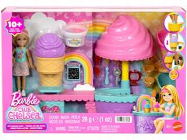 Barbie Chelsea ledų vežimėlis su lėle, JMJ42