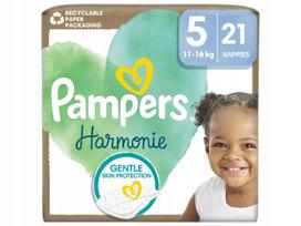 Pampers Harmonie vienkartinės sauskelnės, 5 dydis, 21 vnt.