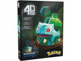 3D dėlionė Spin Master 4D Build Pokémon Bulbasaur, 195 detalių, 23,5 × 29 × 23,9 cm