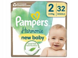 Vienkartinės sauskelnės Pampers Harmonie Baby 2, 32 vnt.