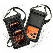 Dėklas Tech-Protect UWC7 Universal, vandeniui atsparus ir plūduriuojantis, iki 6,9 col., juodas