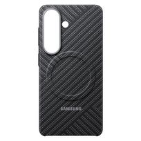 Samsung Galaxy S26 dėklas Carbon Magnet Case su MagSafe, pilkas